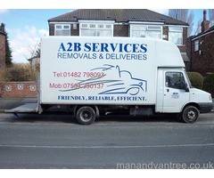 DOMESTIC REMOVALS & DELIVERIES (2 MAN CREW) I N HULL & 30 MILE RADIUS