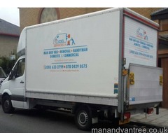 Best Man & Van Service for Removals in London 24hrs from £15/hr