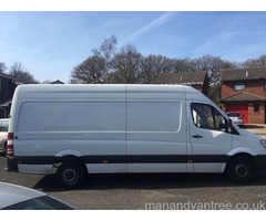 Man and Long Wheel Base Sprinter van Liverpool