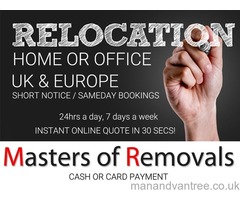 LOW COST REMOVALS, MAN & VAN, FOREST ROW, HORSHAM, HORLEY, CATERHAM INSTANT ONLINE QUOTE