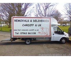 Move house flat office hire from 25 pounds Man and van Removals