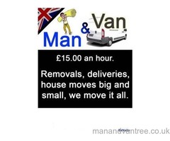 Man with a Van, Removals, deliveries, moving house Penylan Cardiff