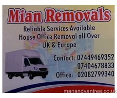 Man with luton van Leytonstone London