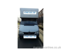 Hire Big Luton Tail-Lift Van with Man LWB Luton Van for Removals, Deliveries Stratford London