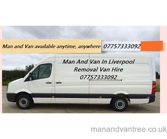 Man And Van In Liverpool Removal services