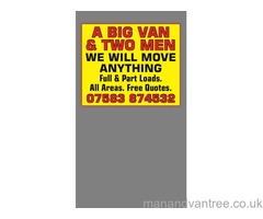 Two Men & BIG Luton Van Wolverhampton