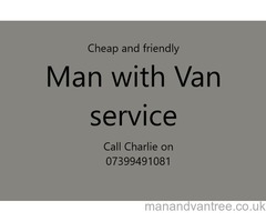 Cheap and friendly Man with Van service Manchester