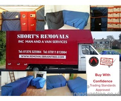 Shorts Removals and Storage based in Braintree Essex